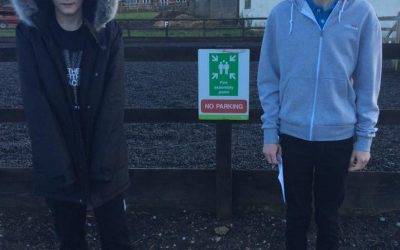 Students identify Health & Safety signs at Fairfield Farm College