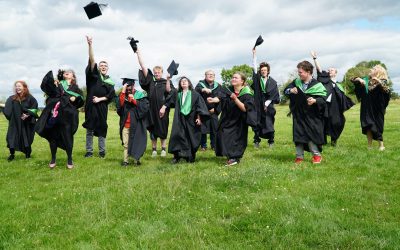 FAIRFIELD FARM COLLEGE STUDENTS ENJOY ‘SOCIALLY DISTANCED’ GRADUATION CEREMONY