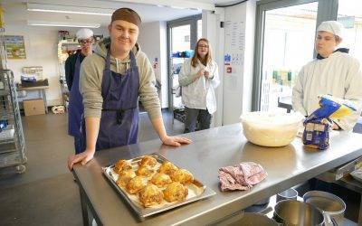 Catering students at Fairfield Farm College keep everyone fuelled for learning