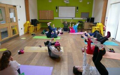 Fairfield Farm College students enjoy Yoga sessions