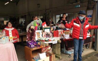 Enterprise students setup Christmas stall to sell their creations