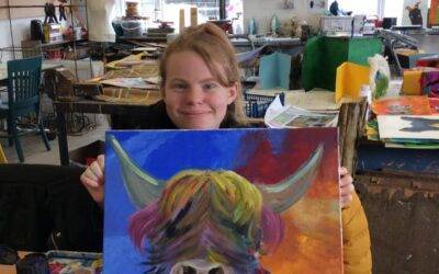 Fairfield Farm College Students get creative in readiness for Wylye Valley Arts Week 2021