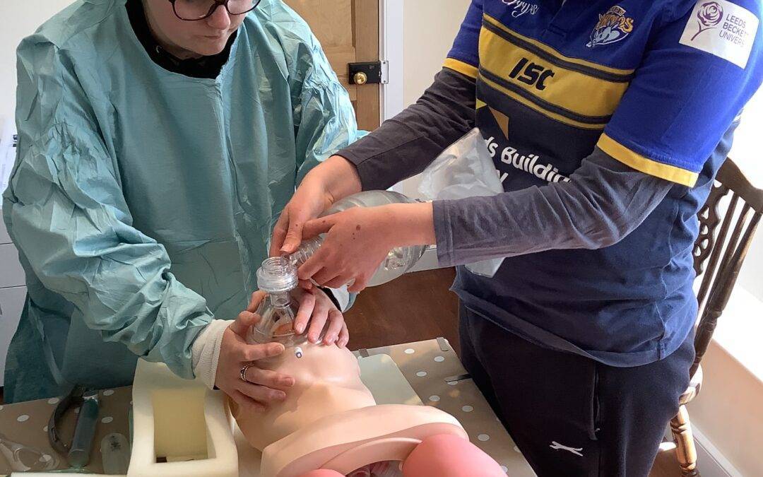 RUH Bath visit Fairfield Farm College students for ‘hands on’ lesson