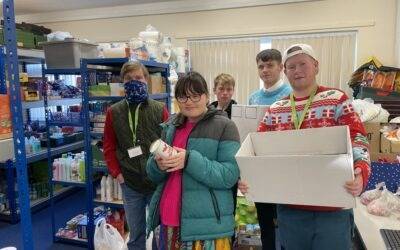 Fairfield Farm College student organises donations to Westbury Community Project
