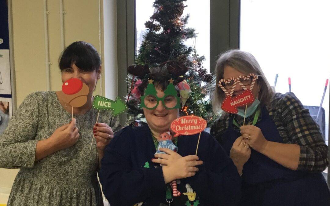 Students enjoy festive fun at the Fairfield Farm College Christmas Party