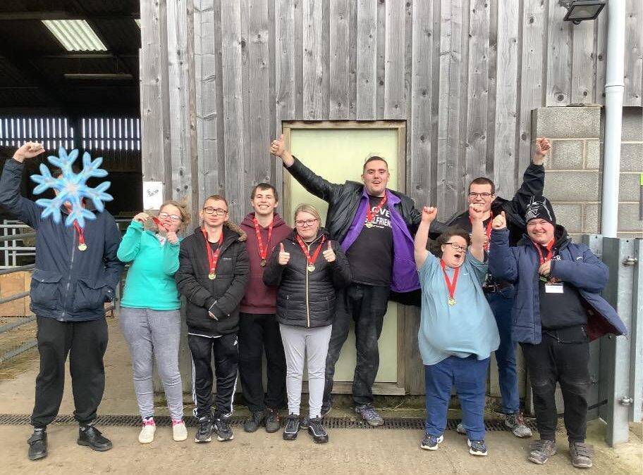 Better late than never! Students take part in Wilts/Swindon Santa Dash