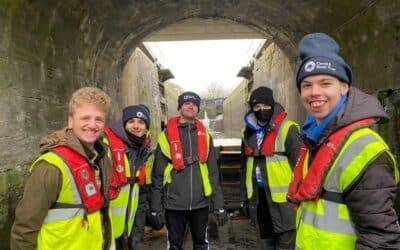 Students enjoy work experience session at Canal & River Trust