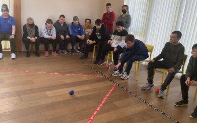 Inter tutor group Boccia competition at Fairfield