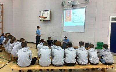 Nathan & Josh visit Abbeyfield School in Chippenham as Young Athlete Role Models