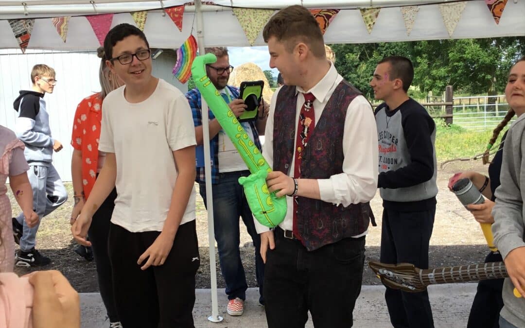 Students at Fairfield Farm College enjoy end of term festival