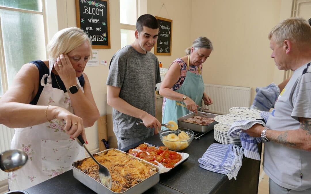 STEPS students help at Butterfly Care Lunch Club